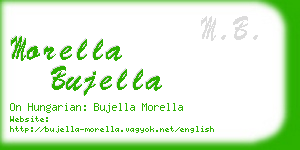 morella bujella business card